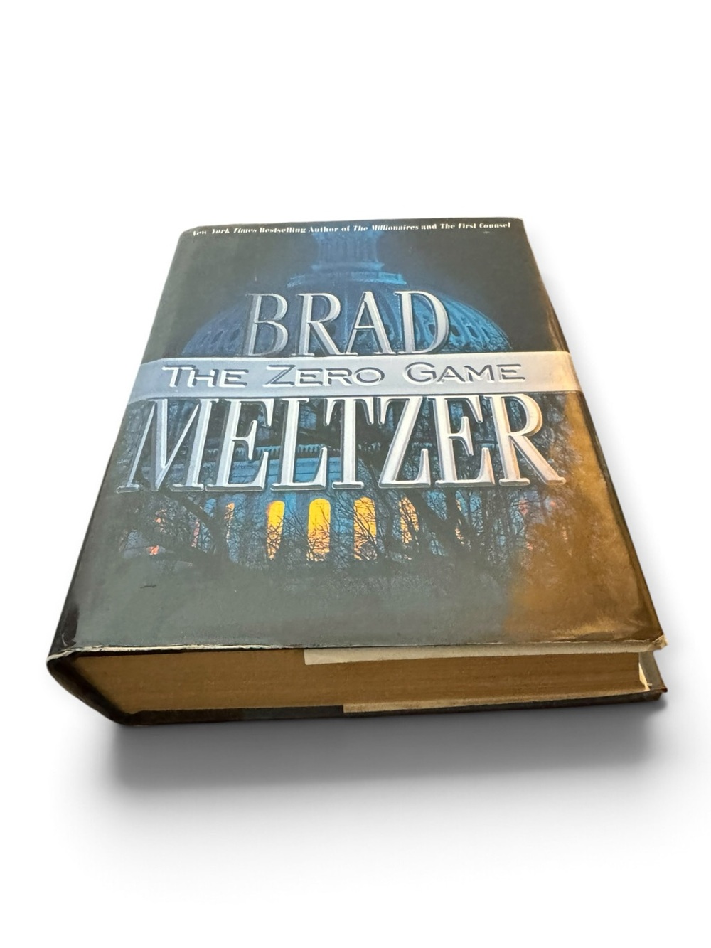 🔵 3/ $15 - Brad Meltzer The Zero Game Hardcover First Printing
